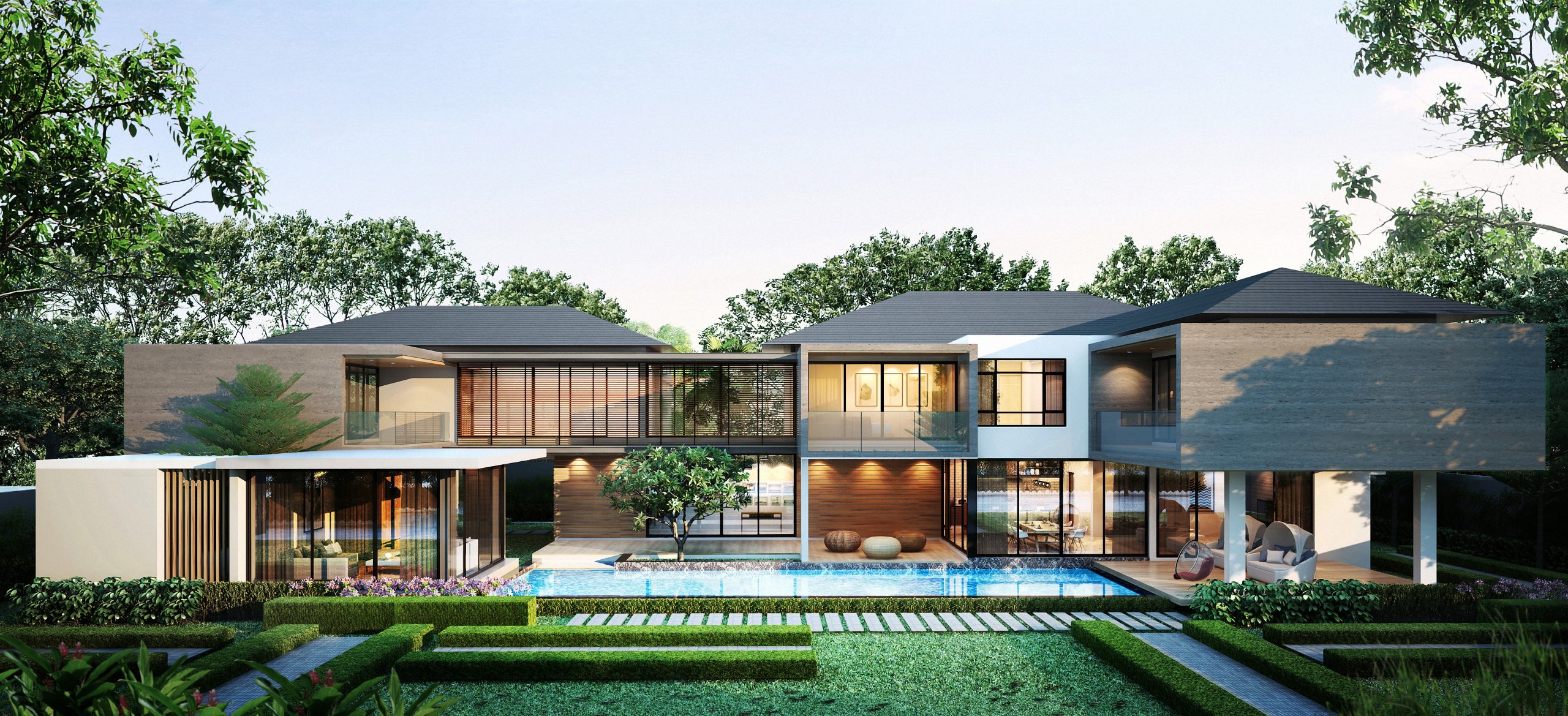 ART TECH HOME บริษัทรับสร้างบ้านหรู Modern Luxury Premium